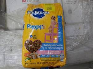 lot 209 image: Pedigree 3.5 lb. Bag Puppy Chow...