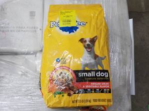 lot 210 image: Pedigree 3.5 lb. Bag Small Dog Food...