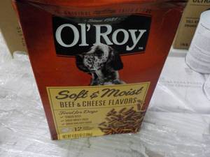 lot 221 image: Ol roy box of 12 Individual Pouches...