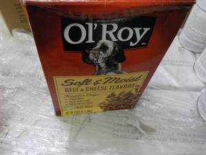 lot 223 image: Ol roy box of 12 Individual Pouches...