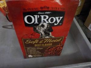 lot 225 image: Ol roy box of 12 Individual Pouches...