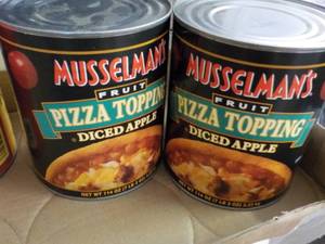 lot 291 image: 2 - 7.2 lb. cans Musselmans  2 Dic...