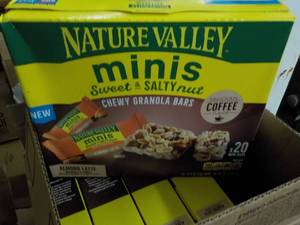 lot 296 image: 10 boxes Nature Valley Minis past ...
