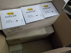 lot 297 image: Case of 24 Post It Doodle Pads...