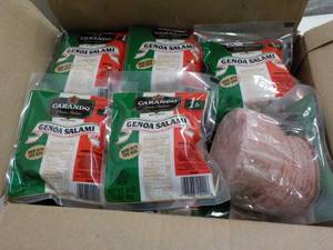 lot 329 image: 6 Frozen 16 oz Pkgs Genoa Salami...