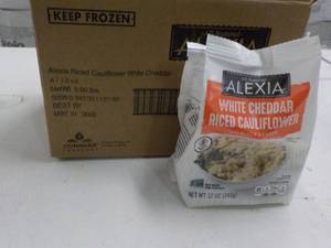 lot 334 image: Case of 4 Frozen pkgs Aleria Riced ...