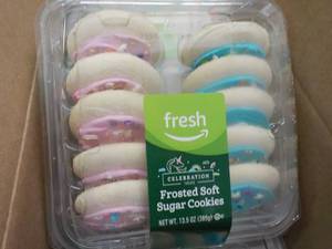 lot 345 image: 6 Frozen Pkgs Frosted Soft Sugar Co...