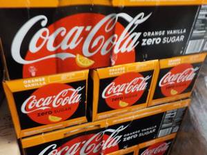 lot 354 image: 4 - 12 packs Coca Cola Orange Vanil...