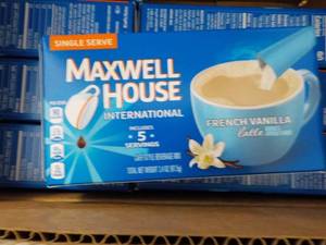 lot 360 image: case of 8 Maxwell House French Vani...