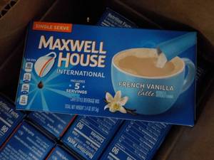 lot 361 image: case of 8 Maxwell House French Vani...