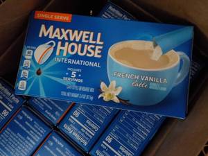 lot 362 image: case of 8 Maxwell House French Vani...