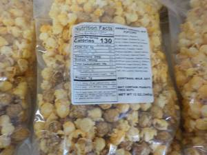 lot 366 image: 6 - 12 oz Bags Cheesy Caramel Mix P...