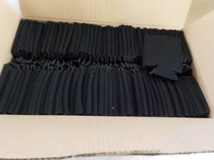 lot 370 image: Case of 100 Black Collapsible Koozi...