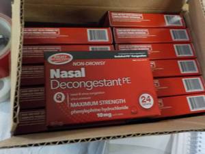 lot 377 image: case of 12 Right Remedies Nasal Dec...