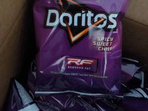 lot 380 image: case of Doritos Spicy Sweet Chili C...