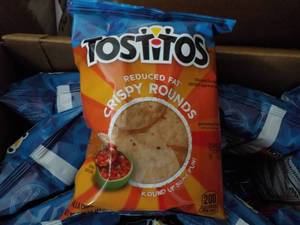 lot 388 image: Case of Tostitos Crispy Rounds...