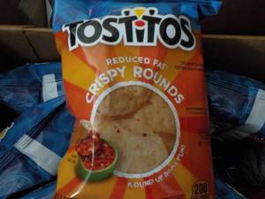 lot 389 image: Case of Tostitos Crispy Rounds...