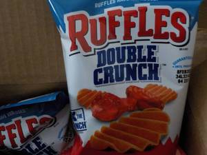 lot 395 image: Case of Ruffles Double Crunch Hot W...