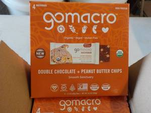 lot 405 image: 2 Cases Gomacro Double Chocolate an...