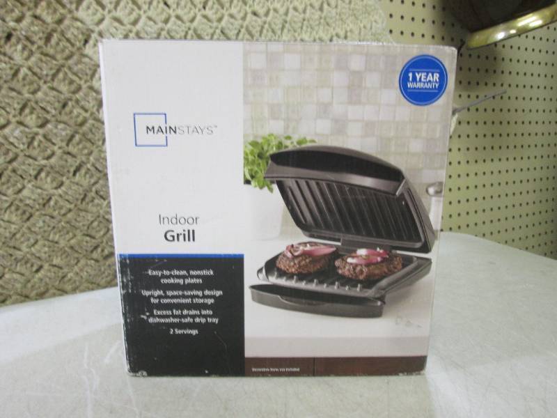 (F-0) Mainstays Indoor Grill...