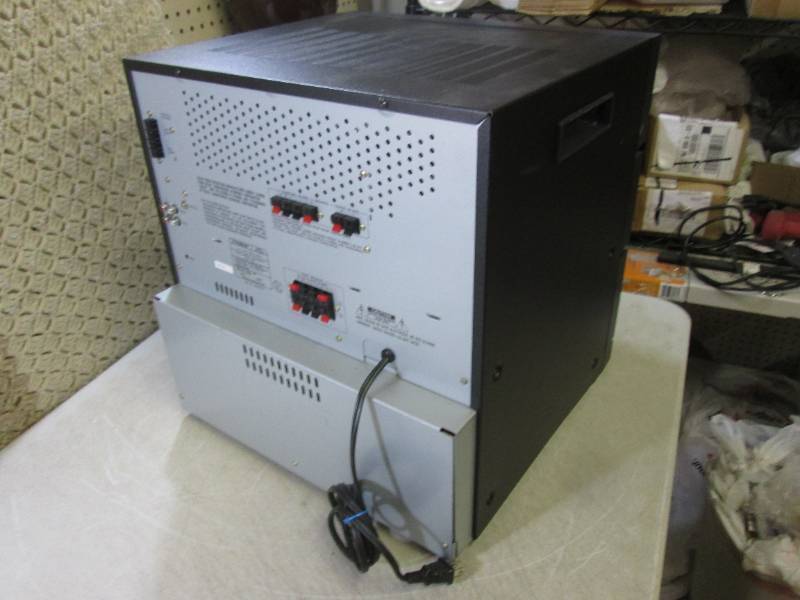 (RM5) Fisher Studio Standard All In One Stereo Receiver Double Cassette Multi CD Player PowerStandby light comes on when plugged in. Nothing happens beyond that. PartsRepair