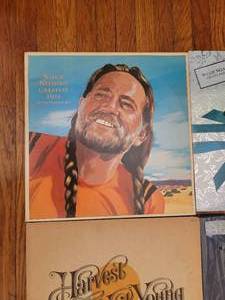lot 41 image: Willie Nelson  Neil Young Vinyl LP Record Collection