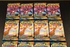 Pokemon Darkness Ablaze Booster Pack Lot  16 Booster Packs