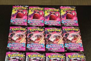 Pokemon Fusion Strike Booster Pack Lot  16 Booster Packs