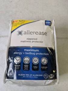 lot 107 image: Allerease Queen Size Mattress Protector - N