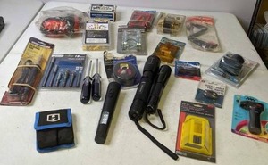 lot 61 image: Handymans Delight Ear Protection, Yak, Feit Flashlights, MK Torch, Etc. - B