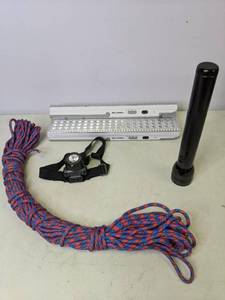 lot 172 image: BellHowell LED Lights, Flashlight, Camping Rope, Etc. - N