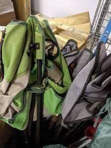 lot 192 image: Lot of 4 Folding Chairs and Tent - N