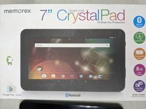 lot 98 image: Memorex 7 Quad Core CrystalPad, 16GB Micro SD Card & Adapter - B