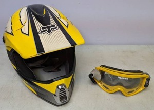 lot 251 image: Fox Racing Helmet & MSR Goggles - N
