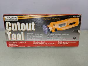 lot 177 image: Chicago Electric Power Tools Cutout Tool - B