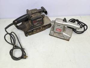 lot 178 image: Sears Craftsman Belt Sander and Shopcraft Orbital Sander- B