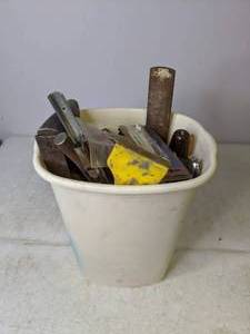 lot 219 image: Miscellaneous Hand Tools Screwdrivers, Channel Lock, Hand Saw, and More - B