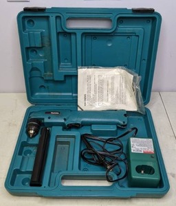 lot 242 image: Makita DA391D 38 Cordless Right Angle Drill w Case - N