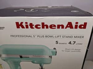 lot 2 image: Brand New KitchenAid Professional 5qt Stand Mixer - T