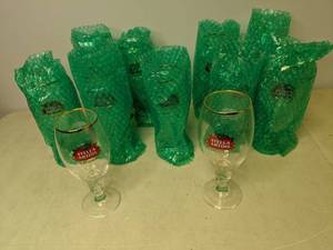 lot 265 image: Lot of 11 Stella Artois Belgium Glasses (5-50 CL, 6-40 CL) - N
