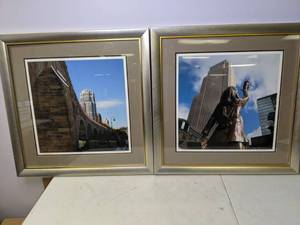 lot 288 image: Pair of FramedSigned Prints Sweeping Arches and Marys Toss Both by D. Kahler - N