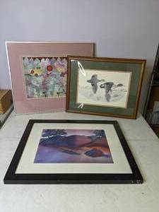 lot 402 image: Wall Artwork Artist Murray, Willis, Fish, Etc. - N