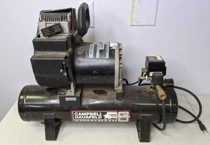 lot 334 image: Campbell Hausfeld Professional 3-Gallon Electric Air Compressor - N