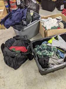 lot 313 image: Assorted Boxes of Mens and Womens Clothing - N