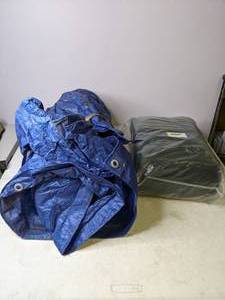lot 319 image: Set of 2 Woven Poly Tarps - N