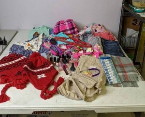 lot 408 image: Girls Kids Clothes, Nail Polish, and More - N