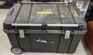 lot 430 image: Dewalt Tough Chest 62 Gallon Mobile Storage - N
