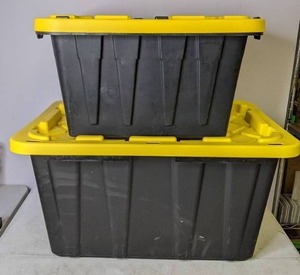 lot 431 image: Pair of HDX Tough Totes - N