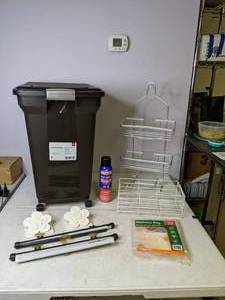 lot 399 image: Eddie Bauer Car Window Shades, Pet Food Storage Container, and More - N