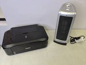 lot 369 image: Canon Pixma Printer & Lasko Space Heater - N